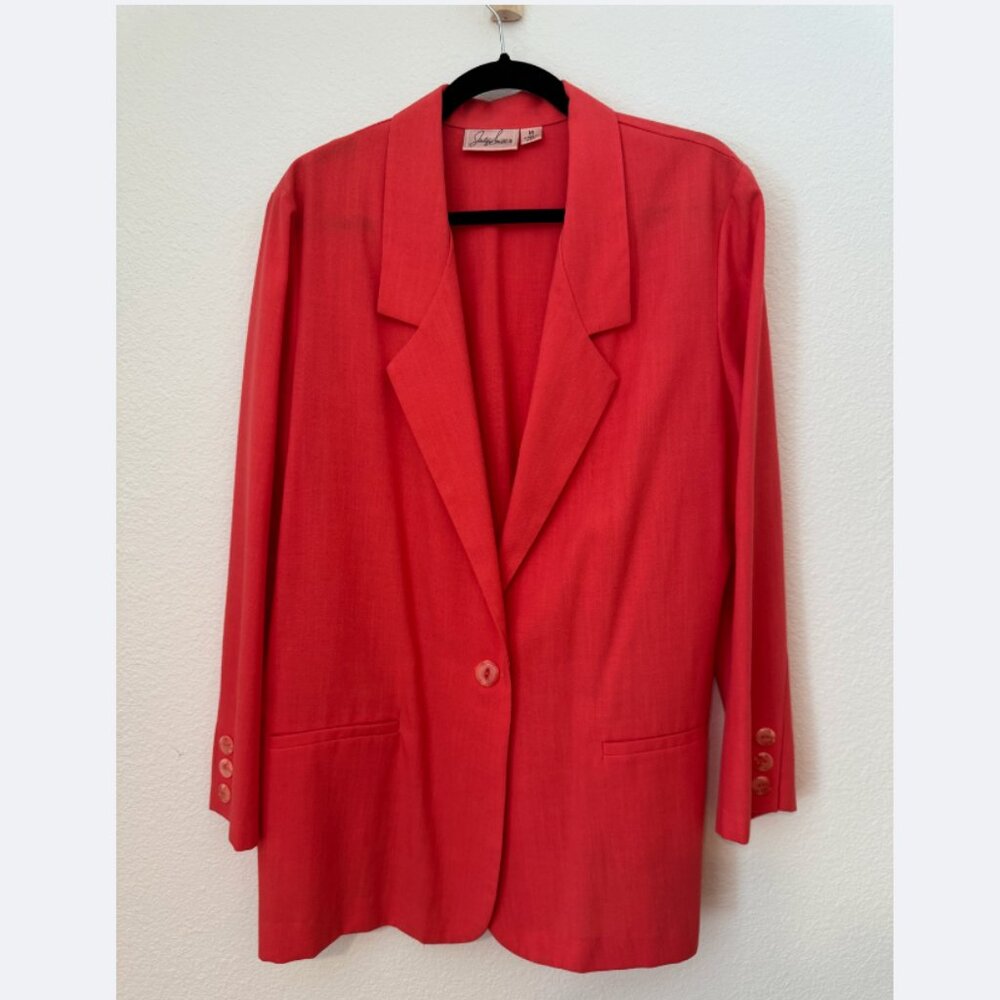 Jaclyn Smith  Linen Blend Blazer  | Size 14